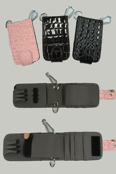 Vinyl leather dart cases & wallets