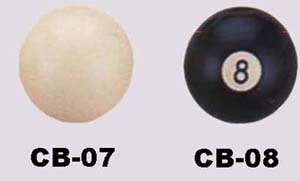 Cue balls and Black 8 ball