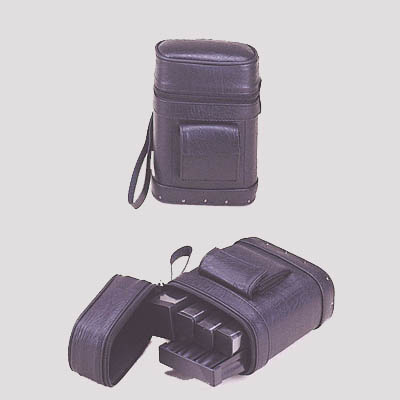 Vinyl leather dart cases and bags