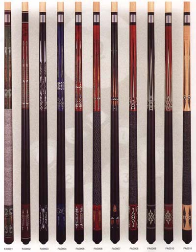 Pool cues  Russian pyramid cues
