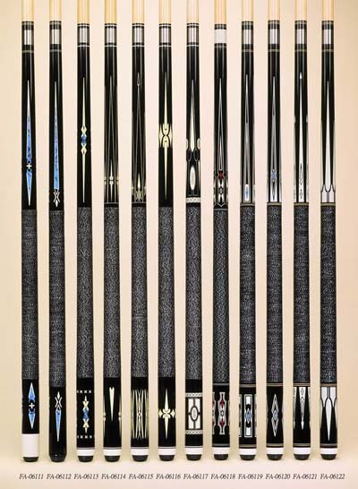 Pool cues  Russian pyramid cues