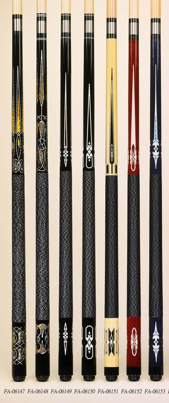 Pool cues  Russian pyramid cues