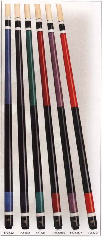 Pool cues  Russian pyramid cues