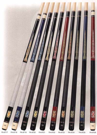 Pool cues  Russian pyramid cues