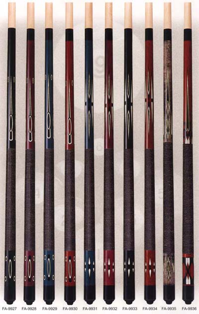 Pool cues  Russian pyramid cues