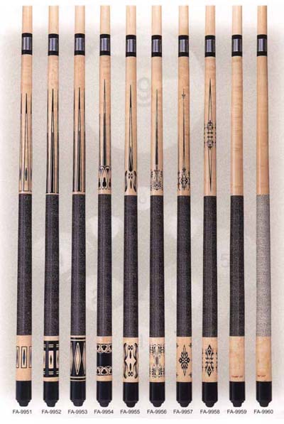 Pool cues  Russian pyramid cues