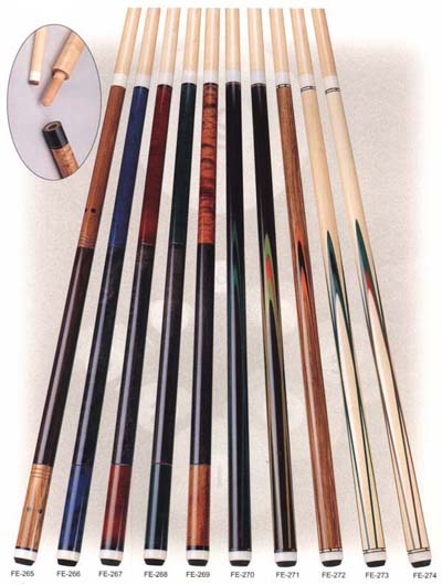 Carom cues