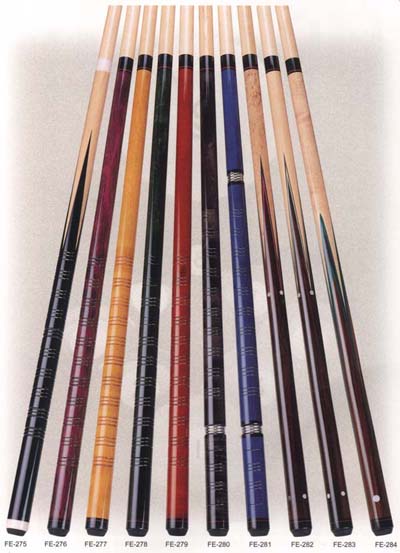 Carom cues