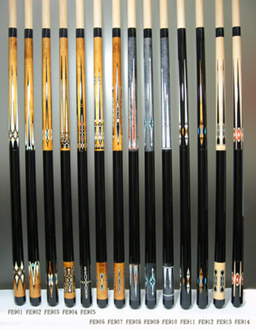 Carom cues