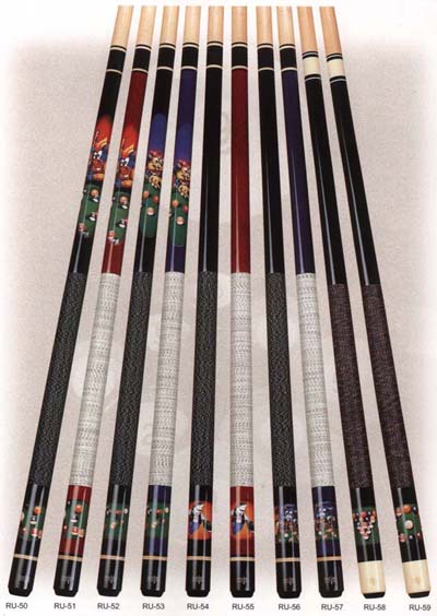 Pool cues  Russian pyramid cues